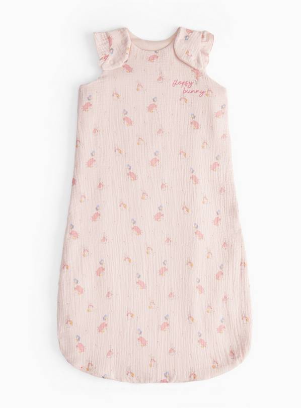 Light Pink Peter Rabbit Print 1.5 Tog Sleeping Bag 6-12 months